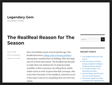 Tablet Screenshot of legendarygem.com